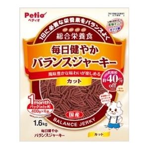 （まとめ）ヤマヒサ 毎日健やかバランスJカット 1.6kg【犬用・フード】【ペット用品】【×8セット】