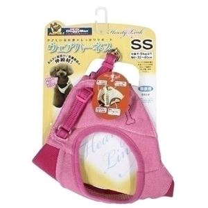 ドギーマンハヤシ HL8012 ウェアハーネス デニム SS ピンク 【ペット用品】