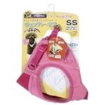 ドギーマンハヤシ HL8012 ウェアハーネス デニム SS ピンク 【ペット用品】