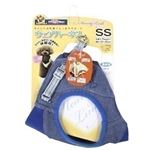 ドギーマンハヤシ HL8012 ウェアハーネス デニム SS 青 【ペット用品】