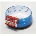 ドギーマンハヤシ ハヤシ アートジュエリーボウル L 青 【ペット用品】