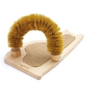 ドギーマンハヤシ ウッディーキャットーイ すっきりブラシッポ 【ペット用品】