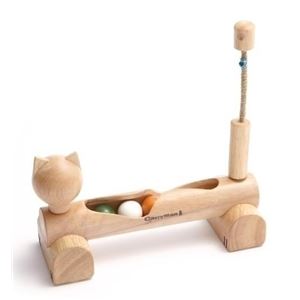 ドギーマンハヤシ ウッディーキャットーイ あっちこっち玉ころ 【ペット用品】