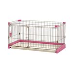 リッチェル ペット用お掃除簡単サークル120-60 ピンク 【ペット用品】