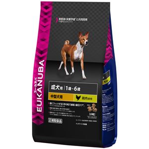 プロクター＆ギャンブル・ジャパン ユーカヌバ 1歳〜6歳用健康維持用（メンテナンス）中型犬種（小粒） 2.7Kg【ペット用品】【犬用・フード】