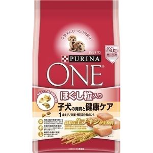 ネスレ ピュリナワンドッグ ほぐし粒入り 1歳まで 子犬の発育と健康ケア チキン 2.1kg【ペット用品】【犬用・フード】