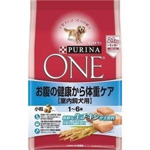 ネスレ ピュリナワンドッグ 1〜6歳 室内飼犬用 お腹の健康から体重ケア 小粒 チキン 2.1kg【ペット用品】【犬用・フード】