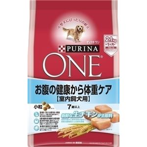ネスレ ピュリナワンドッグ 7歳以上 室内飼犬用 お腹の健康から体重ケア 小粒 チキン 2.1kg【ペット用品】【犬用・フード】