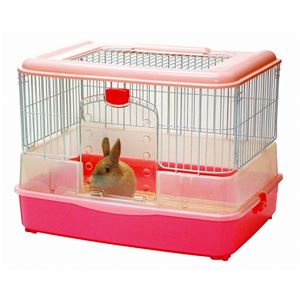 マルカン ラビットケージ760 ピンク MR-312【ペット用品】