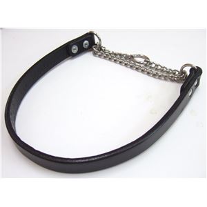 岡野製作所 レザーチョーク #60 ブラック【ペット用品】【首輪】