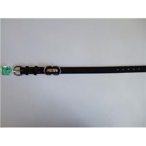 岡野製作所 ドイツ鞣平首輪 #30 ブラック【ペット用品】【首輪】