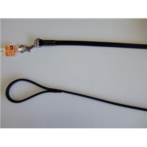 岡野製作所 ドイツなめし引皮 #15 ブラック【ペット用品】【リード】