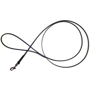 岡野製作所 Wレザーリード #6 ブラック【ペット用品】【リード】