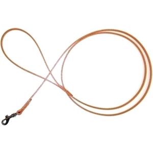 岡野製作所 Wレザーリード #6 オレンジ【ペット用品】【リード】