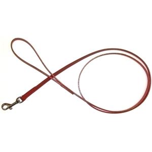 岡野製作所 Wレザーリード #9 レッド【ペット用品】【リード】