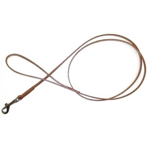 岡野製作所 Wレザーリード #9 ブラウン【ペット用品】【リード】