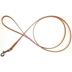 岡野製作所 Wレザーリード #9 オレンジ【ペット用品】【リード】