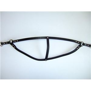 岡野製作所 ドイツなめし軽便胴輪 #50 ブラック【ペット用品】【ハーネス】