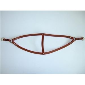 岡野製作所 ドイツなめし軽便胴輪 #50 ブラウン【ペット用品】【ハーネス】