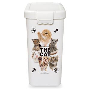 伊勢藤 THE CAT フードBOX L【ペット用品】【フードストッカー】