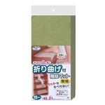 サンコー 折り曲げ付階段マット 無地 グリーン 15枚入【ペット用品】