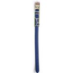 ターキー DS係留平革首輪 30 青 KLC-30.DP／BL【ペット用品】【首輪】