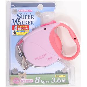 ターキー ハンドラー伸縮リードミニ ピンク HDSL-3S／PK【ペット用品】【リード】