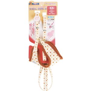 ドギーマンハヤシ HL3003 ソフトハーネスリード SS ハート HL3003【ペット用品】【リード】