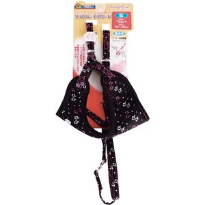 ドギーマンハヤシ HL3008 ソフトハーネスリード S リボン HL3008【ペット用品】【リード】