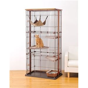 ボンビアルコン ウッドワンサークル キャット 3段タイプ【ペット用品】【サークル・ケージ】