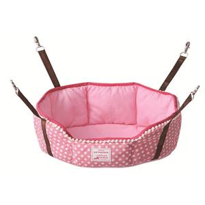 ボンビアルコン キャットファンモック ラウンド ドットピンク【ペット用品】【サークル・ケージ】