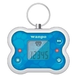 山佐時計計器 わん歩計 フットブルー WP-350（BL）【ペット用品】