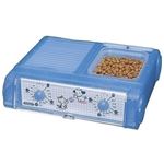 山佐時計計器 ペット自動給餌器 わんにゃんぐるめ クリアブルー CD-400（CBL）【ペット用品】