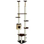 【ペット用品】【猫用タワー】 ドギーマンハヤシ キャティースクラッチリビングツリー ダブル