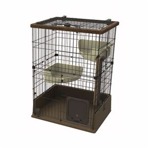 ヤマヒサ ペットケア ネココ 仔猫からのしつけにもぴったりな キャットルームサークル【ペット用品】