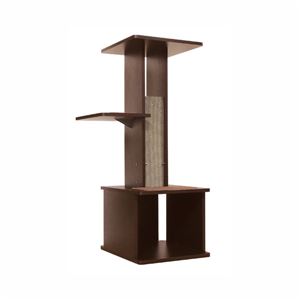 ヤマヒサ ペットケア ネココ スリムで壁ぎわに置きやすい キャットリビングタワー【ペット用品】