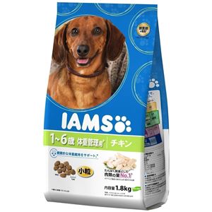 アイムス 体重管理用（1歳〜6歳） チキン 小粒 1.8kg 【犬用・フード】 【ペット用品】