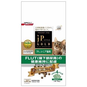 日清ペットフード JPスタイルゴールド 7歳以上のシニア猫用 1kg 【ペット用品】