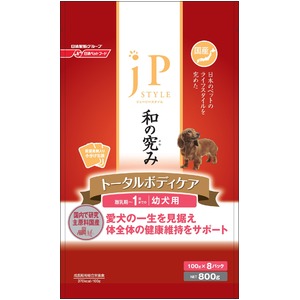 日清ペットフード JPスタイル 離乳期〜1歳未満の幼犬用 800g 【犬用・フード】 【ペット用品】