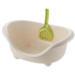 リッチェル こネコのトイレ アイボリー 【ペット用品】