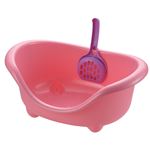 リッチェル こネコのトイレ ピンク 【ペット用品】