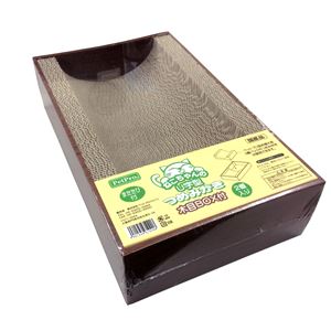 ペットプロ 猫ちゃんのつめみがき U字型 木目BOX付 2個入 【爪磨き】 【ペット用品】