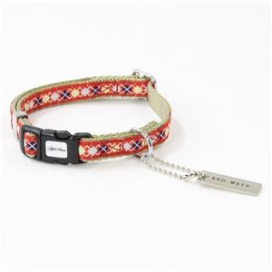 アドメイト アーガイルカラー SS レッド 【首輪】【ペット用品】