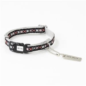 アドメイト アーガイルカラー SS ブラック 【首輪】【ペット用品】