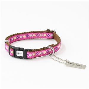 アドメイト アーガイルカラー SS ピンク 【首輪】【ペット用品】