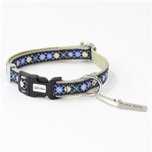 アドメイト アーガイルカラー S ブルー 【首輪】【ペット用品】