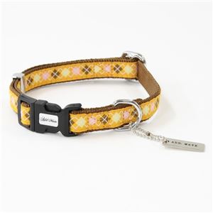 アドメイト アーガイルカラー S オレンジ 【首輪】【ペット用品】
