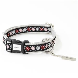 アドメイト アーガイルカラー M ブラック 【首輪】【ペット用品】