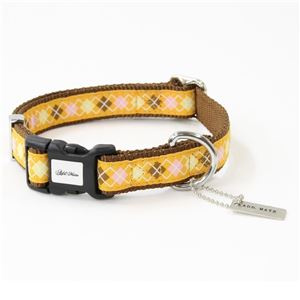 アドメイト アーガイルカラー M オレンジ 【首輪】【ペット用品】
