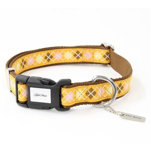 アドメイト アーガイルカラー L オレンジ 【首輪】【ペット用品】